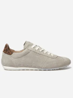 Tennis femme cuir beige ESTRELA