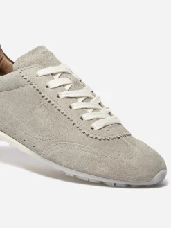 Tennis femme cuir beige ESTRELA