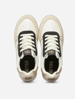 Tennis Femme Cuir Blanc CORALIE