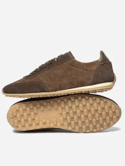 Tennis femme cuir marron ESTRELA