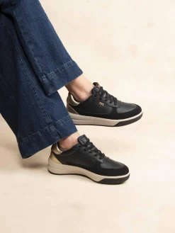 Tennis Femme Cuir Navy CORALIE