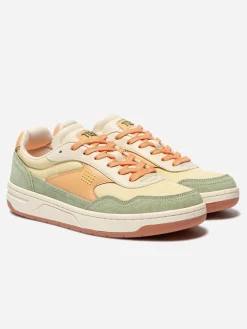 Tennis Femme Cuir Nubuck Multico ALMERIA