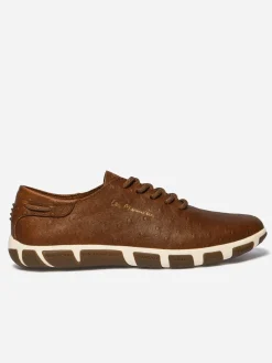 Tennis Femme Cuir Tabac JAZARU