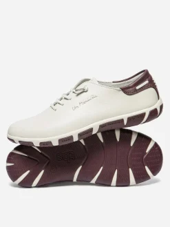 Tennis Femme Textile Blanc et Synagot JAZLACE
