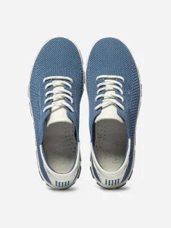 Tennis Femme Textile Recyclé Bleu