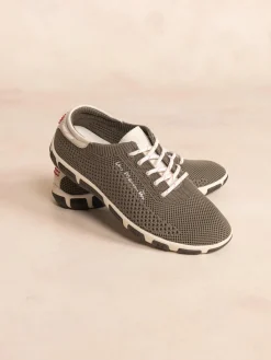 Tennis Femme Textile Recyclé Kaki