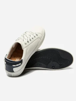 Tennis Homme Coton Recyclé Blanc LANZARO