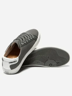Tennis Homme Coton Recyclé Gris LANZARO