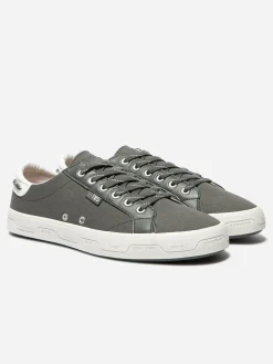 Tennis Homme Coton Recyclé Gris LANZARO