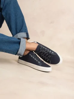 Tennis Homme Coton Recyclé Marine LANZARO