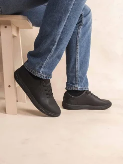 Tennis Homme cuir Noir GELAZZY