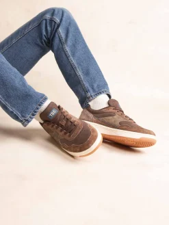 Tennis Homme Cuir Nubuck Marron ALMERIO