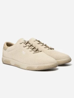 Tennis Homme Légères Textile Recyclé Beige