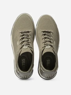 Tennis Homme Légères Textile Recyclé Kaki GUEKNIT