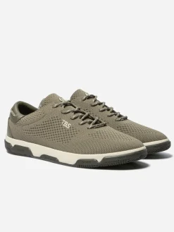 Tennis Homme Légères Textile Recyclé Kaki GUEKNIT