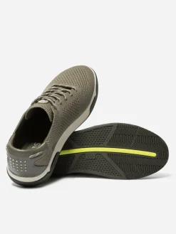 Tennis Homme Légères Textile Recyclé Kaki GUEKNIT