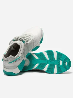 Tennis Homme Semelle TechniGrip® Blanc et Vert JAZLTIM