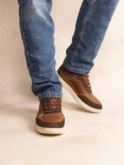 Tennis Homme Textile Camaieu Marron GUYLHEM