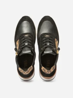 Tennis Leopard Noir TYLAZIP
