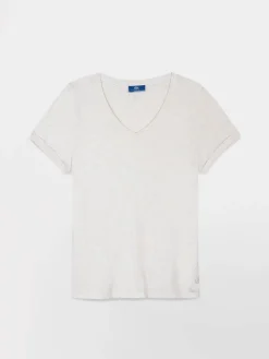T-Shirt Femme Coton Bio Gris ADINATEE