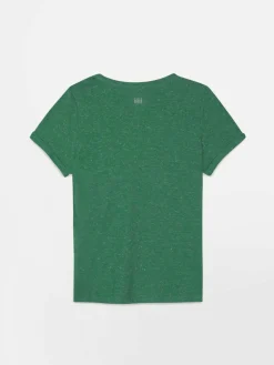 T-shirt Femme Coton Bio Vert ADINATEE