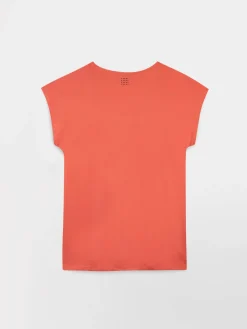 T-shirt Femme Jersey Motifs Marine et Vert EDDENSAN