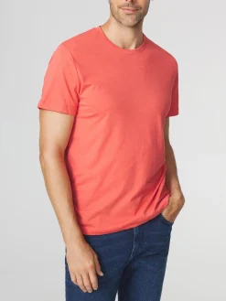 T-shirt Homme Coupe Ajustée Jersey Rouge PIERETEE