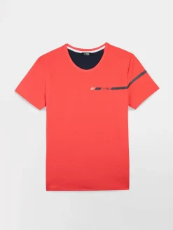 T-shirt Homme Coupe Ajustée Rouge BRICETEE