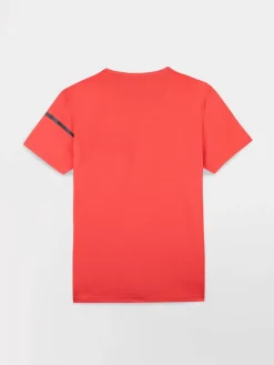 T-shirt Homme Coupe Ajustée Rouge BRICETEE