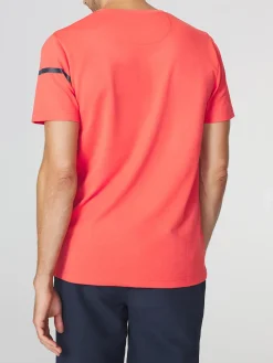 T-shirt Homme Coupe Ajustée Rouge BRICETEE