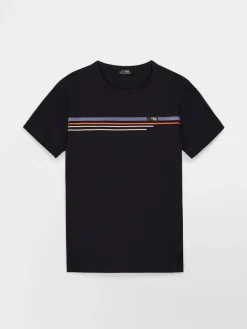 T-Shirt Marine Manches Courtes Bleu NINIOTEE