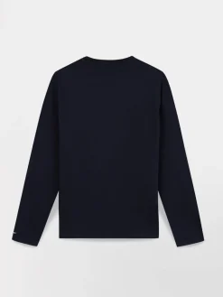 T-Shirt Marine Manches Longues Bleu JONSITEE