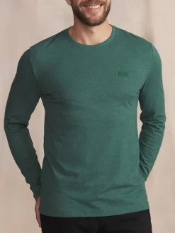 T-Shirt Trefle Manches Longues Vert PIERELON