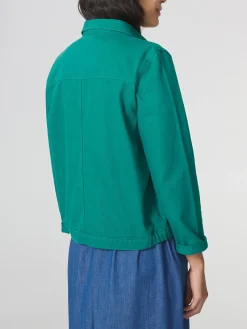 Veste Femme Boutonnée Vert MADIEVES