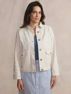 Veste femme ecru MADIEVES