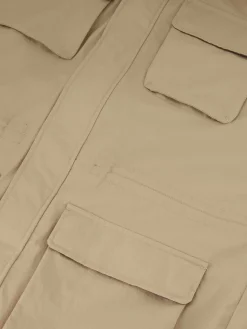 Veste Homme Col montant Beige JAMALVES