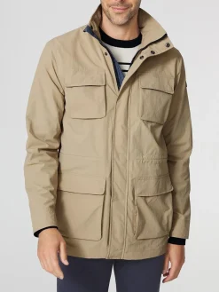 Veste Homme Col montant Beige JAMALVES