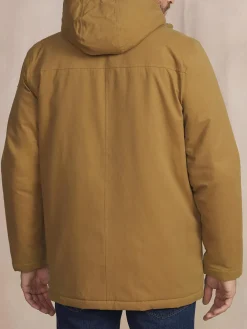 Veste Homme Imperméable Mi-Longue Marron JAFARVES