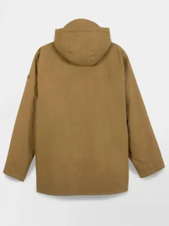 Veste Homme Imperméable Mi-Longue Marron JAFARVES