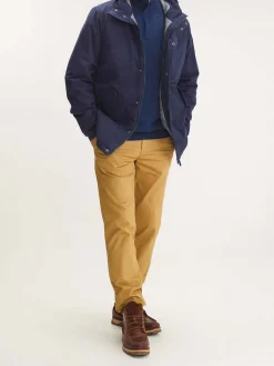 Veste Homme Imperméable Mi-Longue Marine