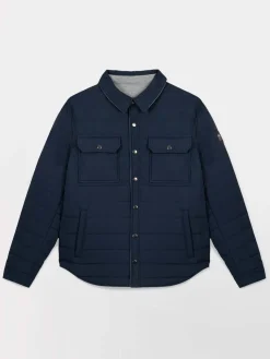Veste Homme Reversible 4 poches Marine et Gris