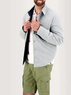 Veste Homme Reversible 4 poches Marine et Gris