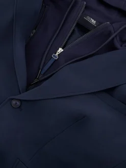 Veste Homme Zippée et Boutonnée Marine FLEEXVES