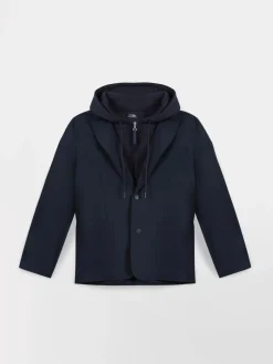 Veste Homme Zippée et Boutonnée Marine FLEEXVES
