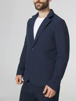 Veste Homme Zippée et Boutonnée Marine FLEEXVES
