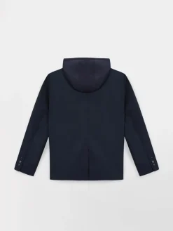 Veste Homme Zippée et Boutonnée Marine FLEEXVES