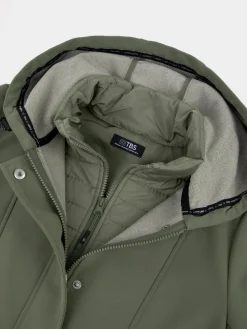 Veste Longue Femme Imperméable A Capuche Vert FANNYLON