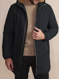 Veste Longue Homme Intérieur Sherpa Imperméable Vert ULRYKVES